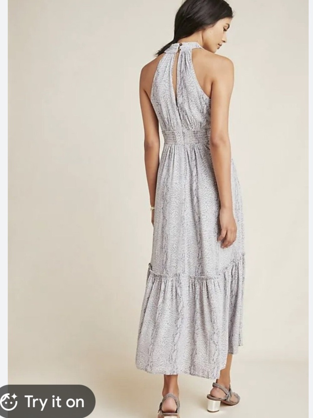Anthropologie Marfa Snakeskin Dress - Picture 2 of 10
